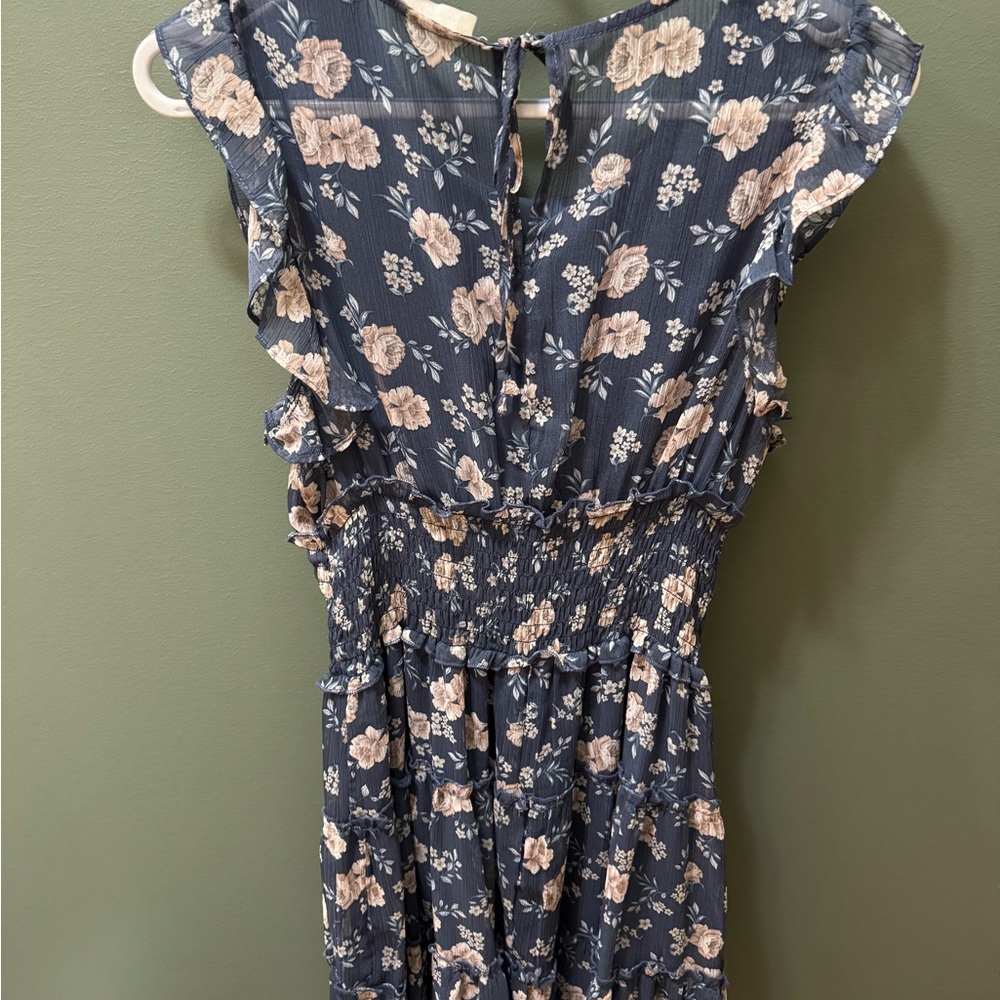 Altar'd State Blue Floral Mini Dress - Picture 2 of 3